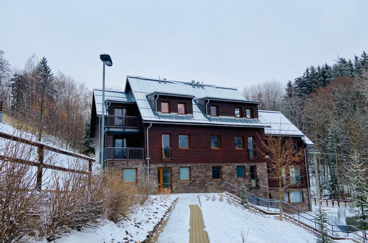 Utulny Apartman V Srdci Krkonos Se Saunou Jablonec nad Jizerou Dış mekan fotoğraf